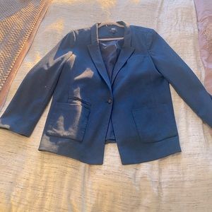 The Limited Blue Wool Blazer, Size XXL, Like New Condition